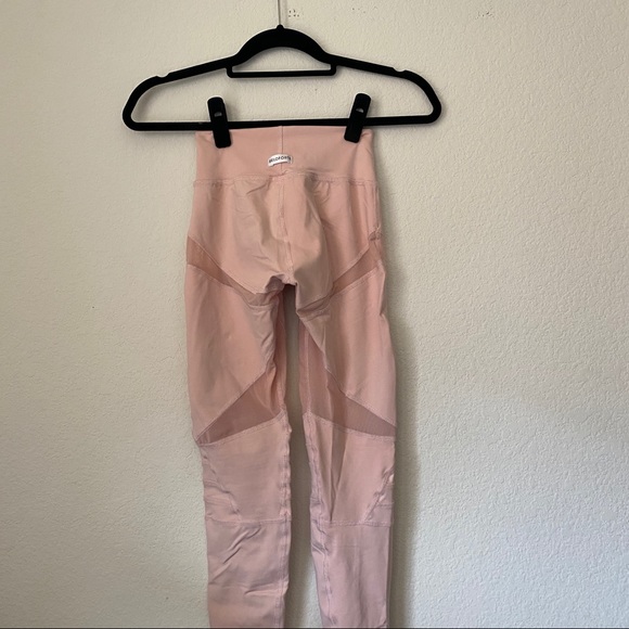 Beloforte Pink leggings with mesh detail - Picture 6 of 8